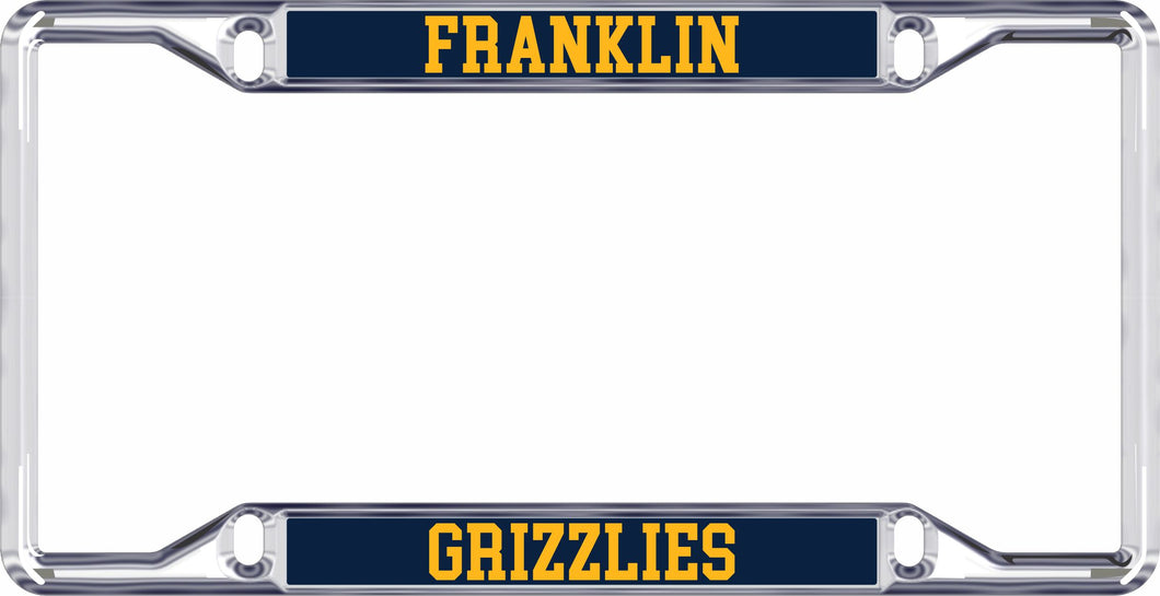 Mascot License Plate Frame