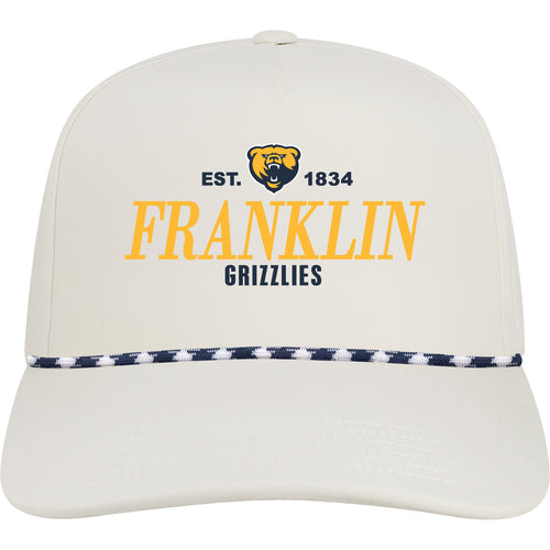 5-Panel Adjustable Hat |Navy w/Navy White Rope