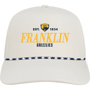 5-Panel Adjustable Hat |Navy w/Navy White Rope