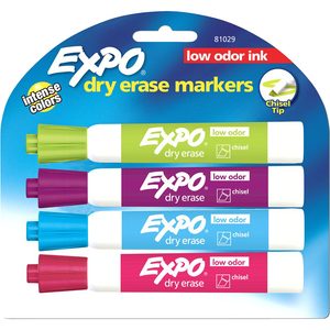 Expo Low Odor Dry Erase Marker |4Pk
