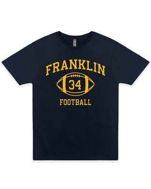 Franklin Football Tee | Navy