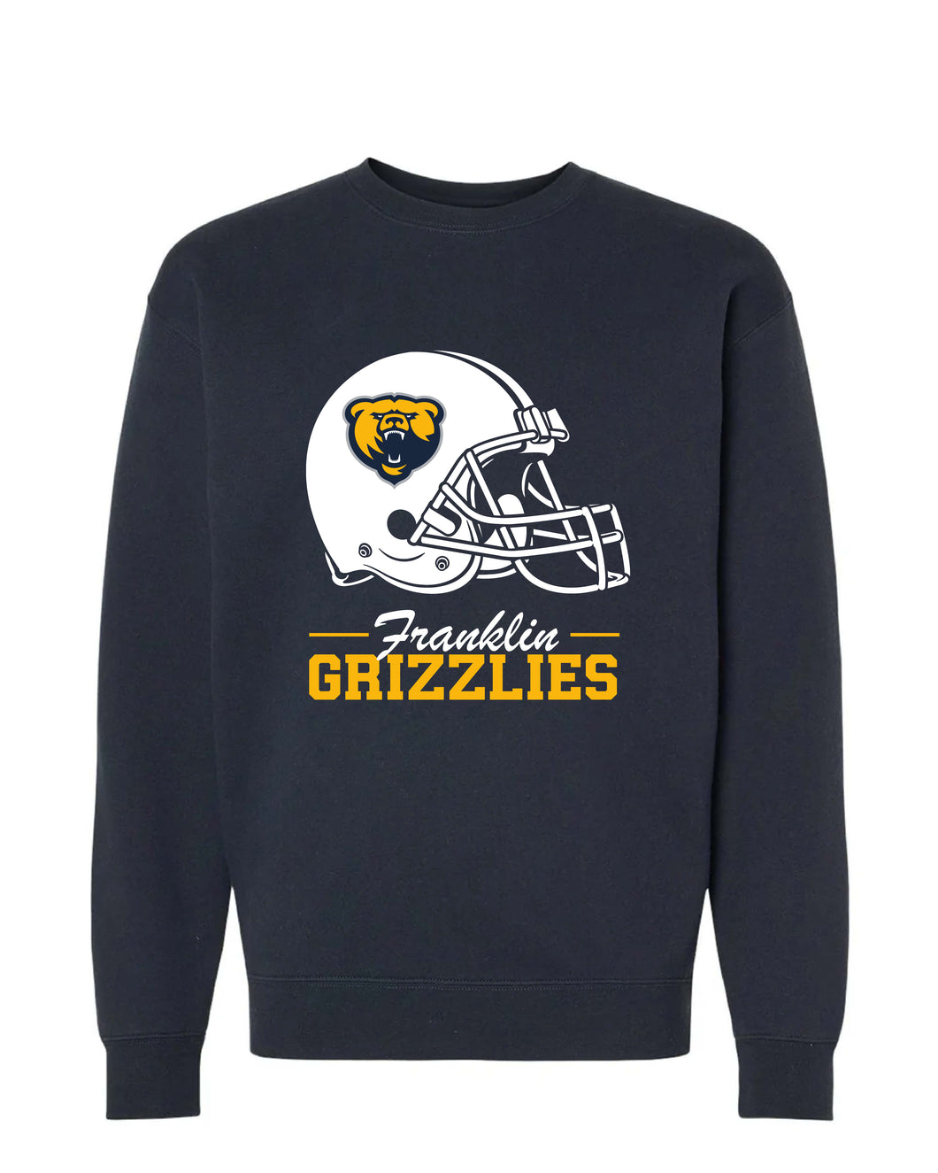 Football Helmet Crew | Navy