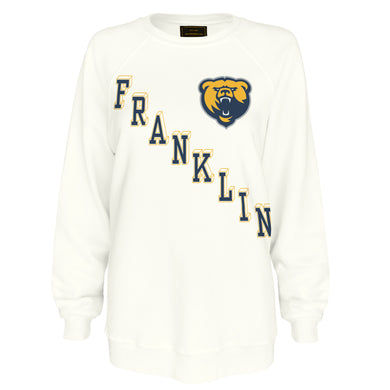 Ladies French Terry Crew | Vintage White