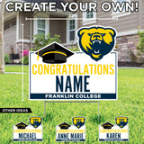 Custom Graduation Yard Sign | Congratulations Name