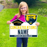 Custom Graduation Yard Sign | Congratulations Name