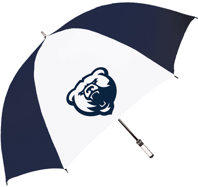 The Birdie Imprinted Golf Umbrella | Navy/White