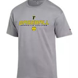 Franklin College Baseball T-shirt | Grey