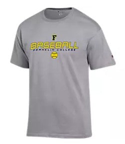 Franklin College Baseball T-shirt | Grey