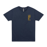 Big Block Tee | Mom | Navy Heather