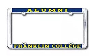 Licence Plate Frame Alumni | Navy and Gold