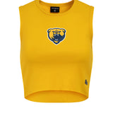 Ladies Cut Off Tank | Gold