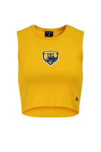 Ladies Cut Off Tank | Gold