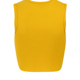 Ladies Cut Off Tank | Gold