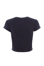 Load image into Gallery viewer, Ladies Baby Tee | Navy