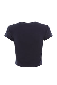 Ladies Baby Tee | Navy