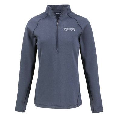 Ladies Peshastin 1/4 Zip | Navy Heather