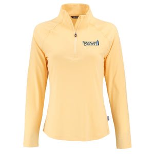 Ladies Coastline 1/4 Zip | Gold