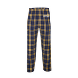 Men's Harley Flannel Pant | Navy/Gold Plaid