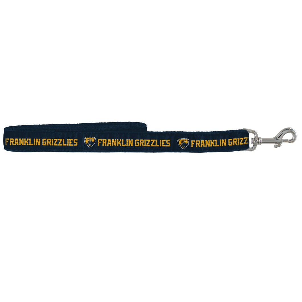 Delux Embroidered Pet Leash | Navy