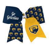 Cheer Ribbon Barrette | Navy/Gold