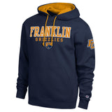 Constrast Liner Hoodie | Navy