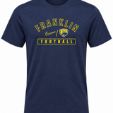 Legend Short Sleeve Football Tee | Navy